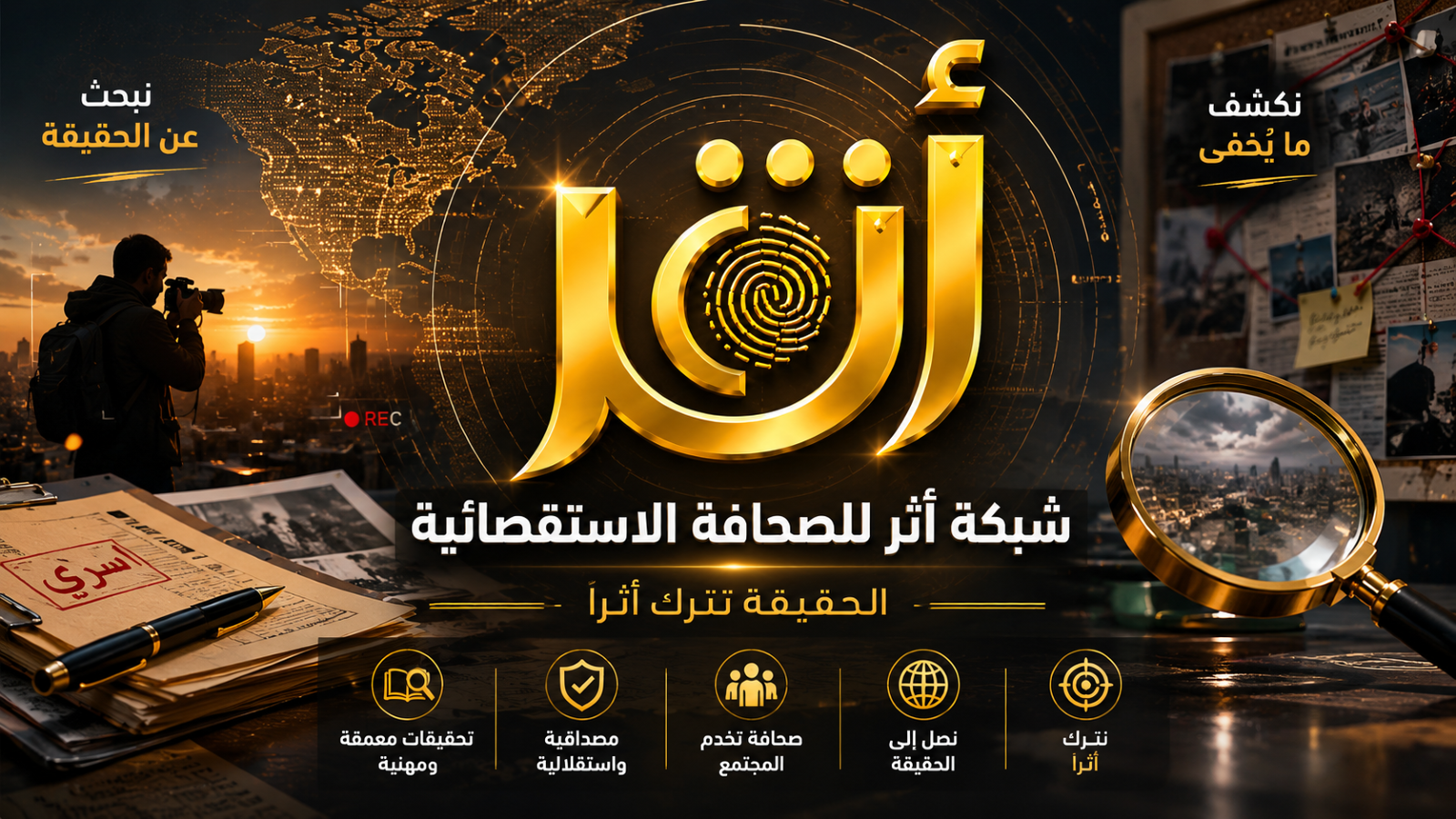 فيديو ترويجي لشبكة أثر للصحافة الاستقصائية