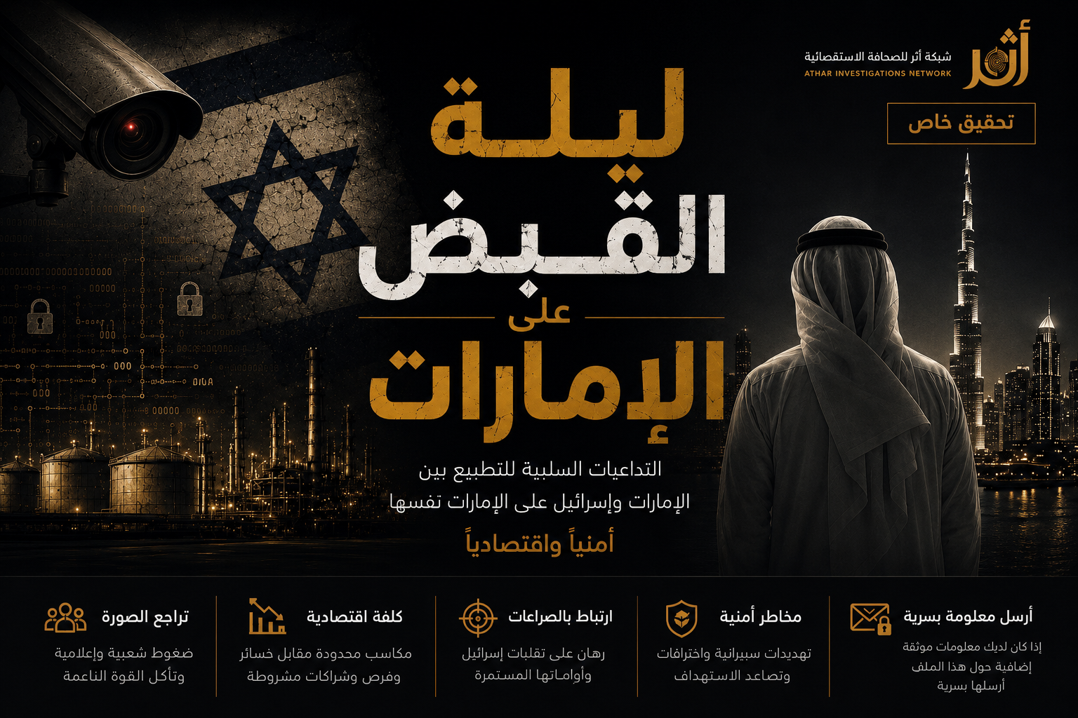 ليلة القبض على الإمارات: تداعيات العلاقات الإماراتية ـ الإسرائيلية